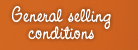 General selling conditions