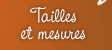 Tailles et mesures