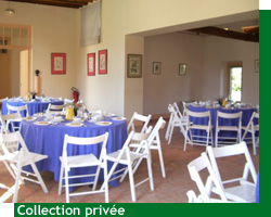 Un go�ter � Courson dans le salon Denuelle 